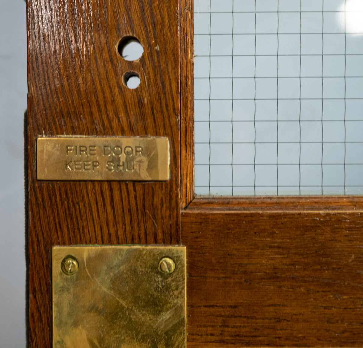 Glazed Oak Door Reclaimed from Mercers' Hall London | The Architectural Forum