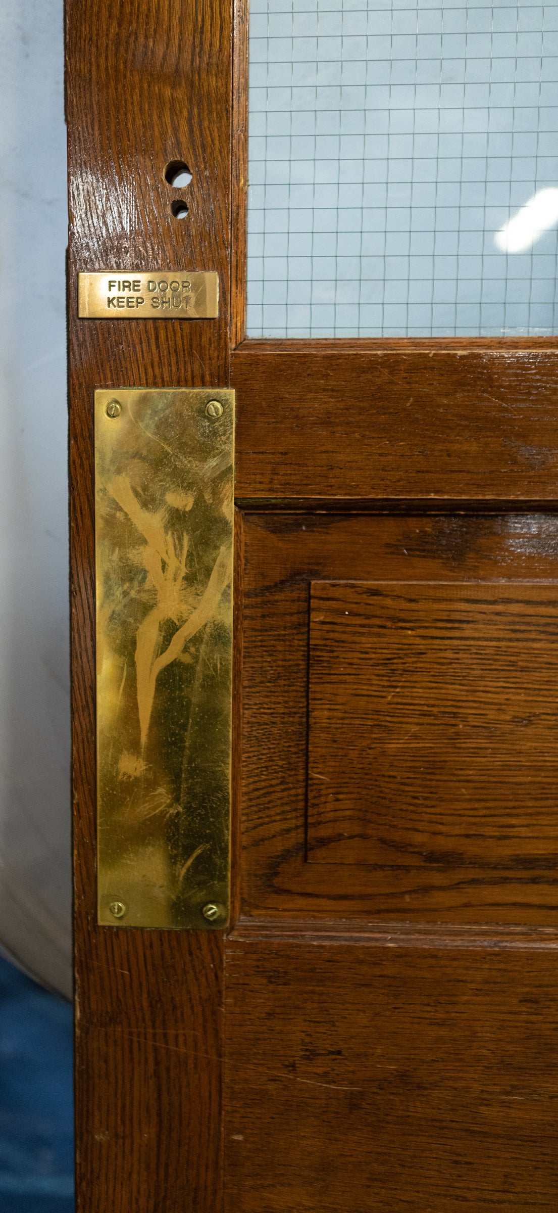 Glazed Oak Door Reclaimed from Mercers' Hall London | The Architectural Forum