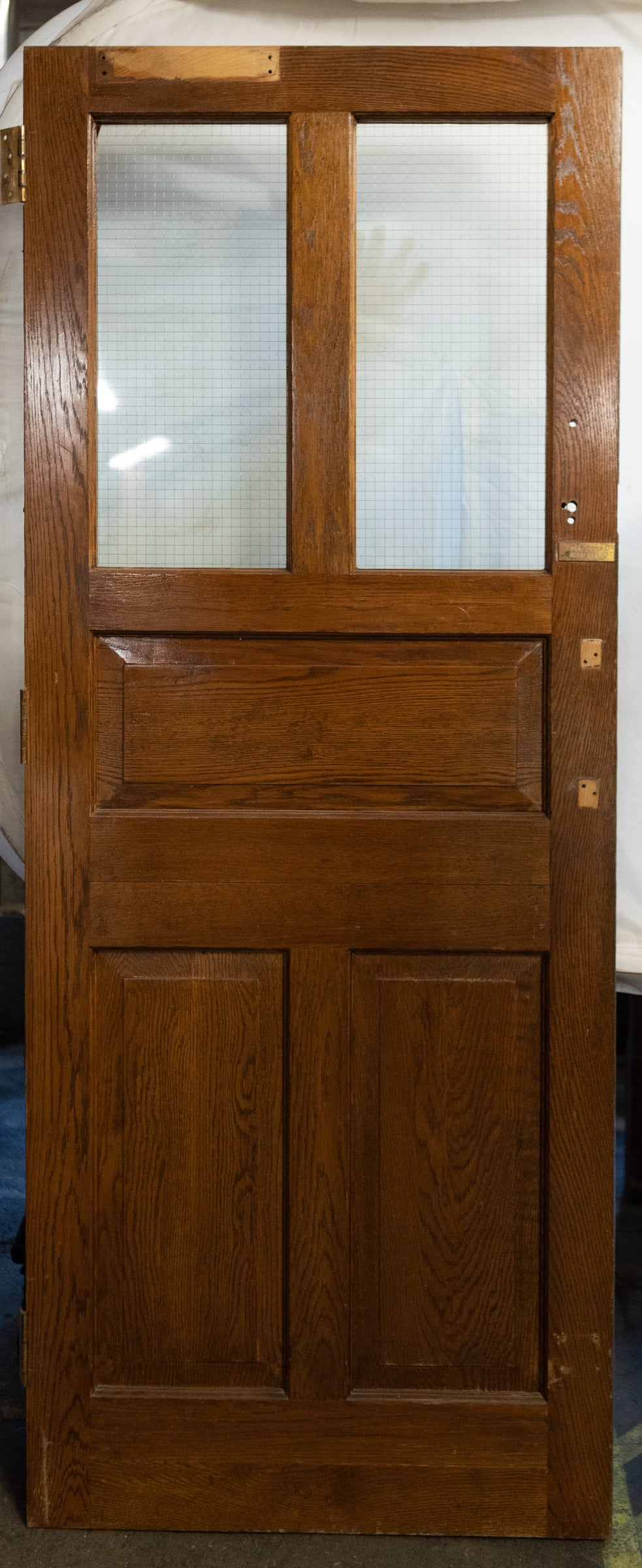 Glazed Oak Door Reclaimed from Mercers' Hall London | The Architectural Forum