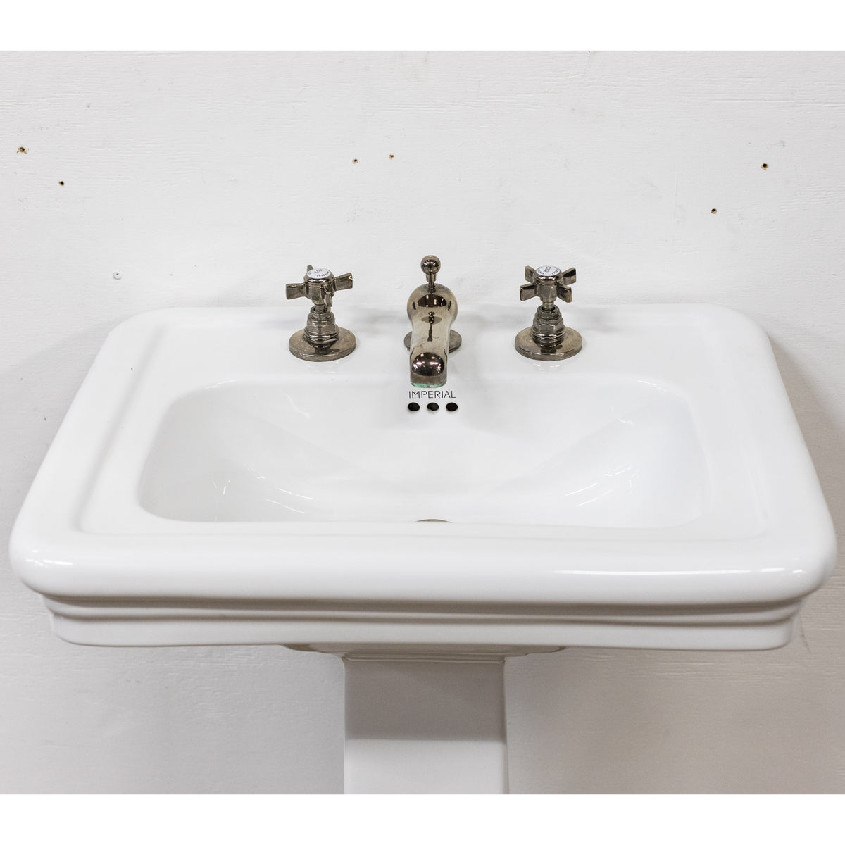 Reclaimed Imperial Sink on Pedestal Stand | Basin | The Architectural Forum