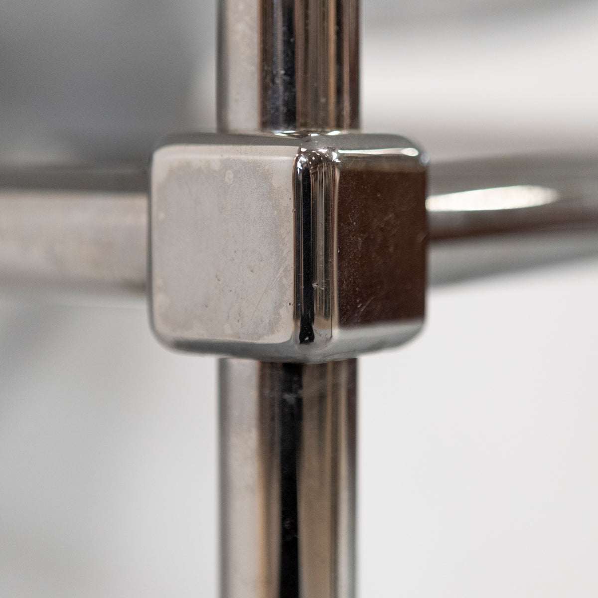 Large Art Deco Style Basin on Nickel Stand With Volevatch Taps