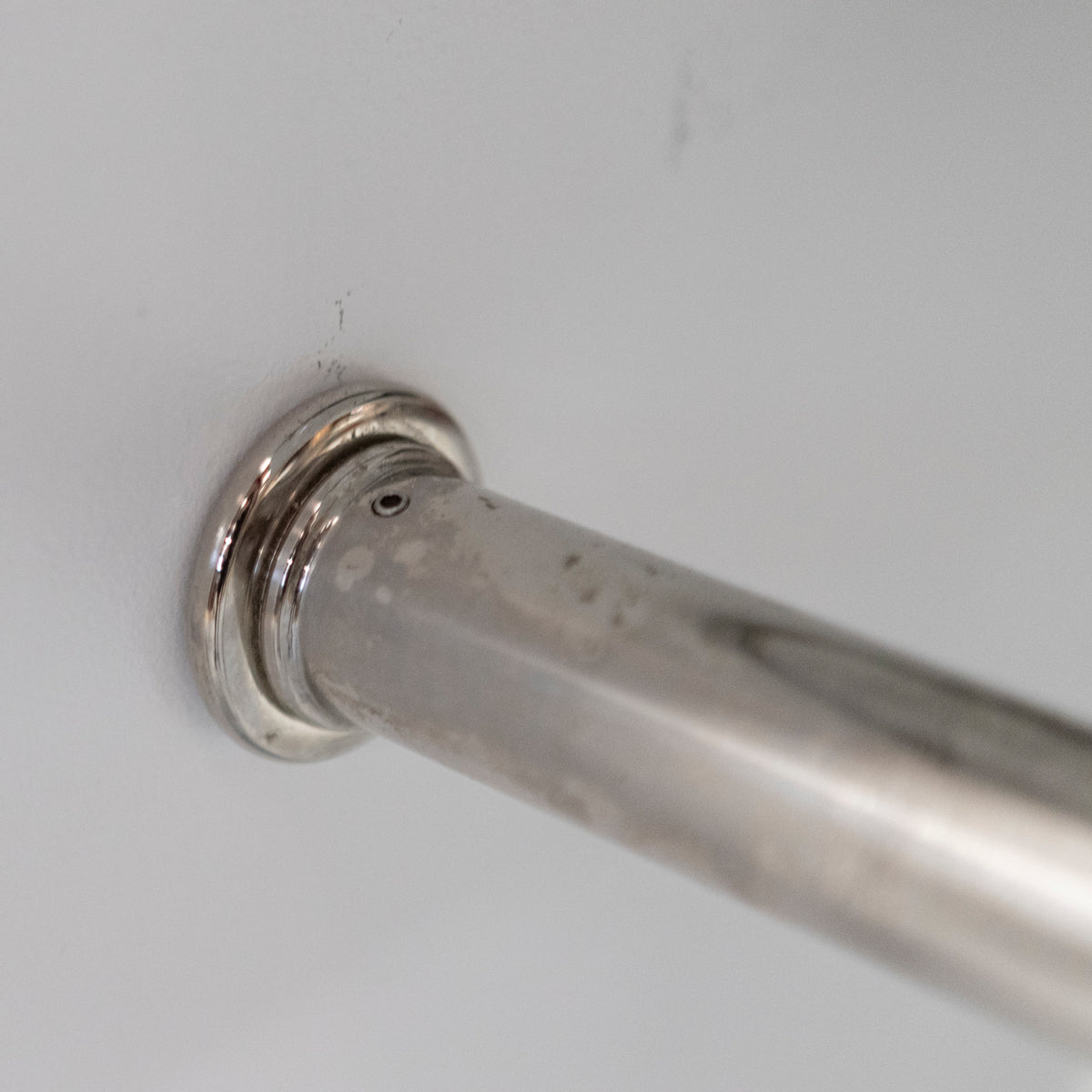 Large Art Deco Style Basin on Nickel Stand With Volevatch Taps