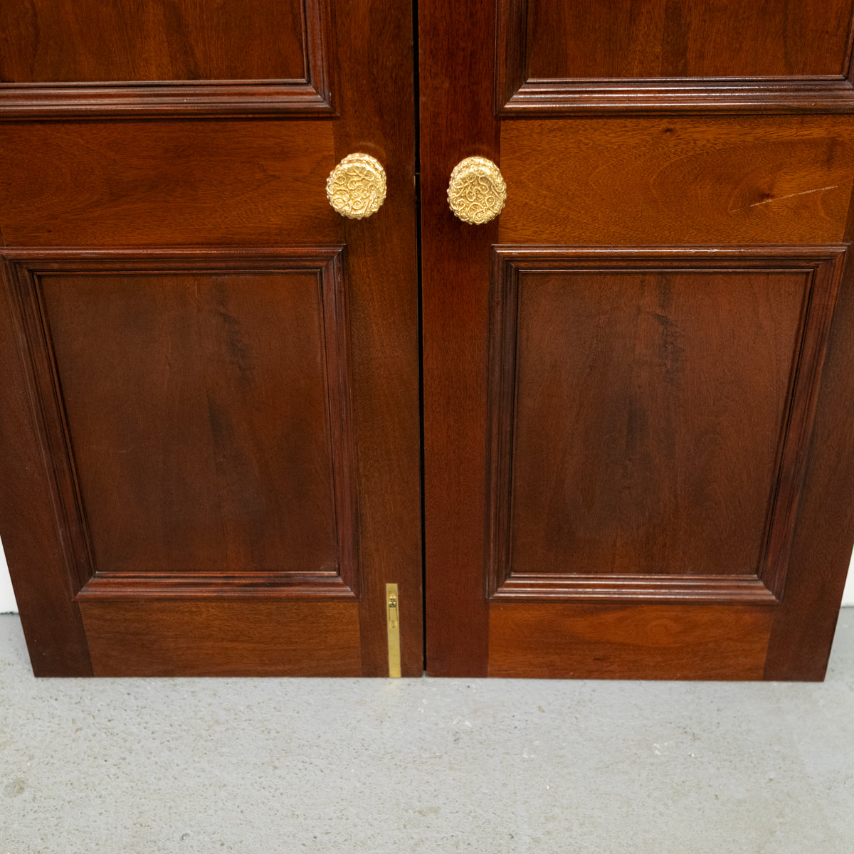 Large Reclaimed Solid Mahogany Double Doors | The Architectural Forum