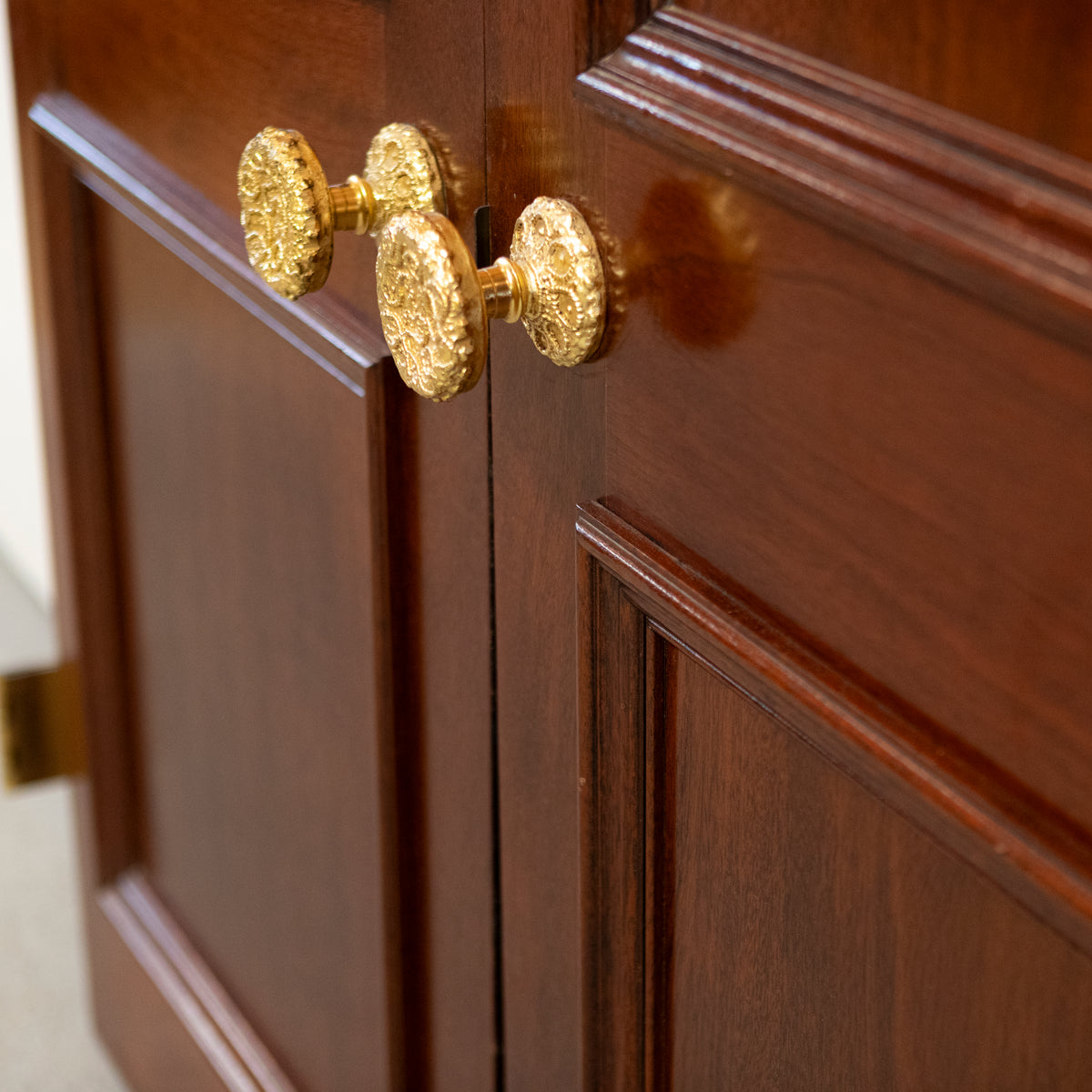 Large Reclaimed Solid Mahogany Double Doors | The Architectural Forum