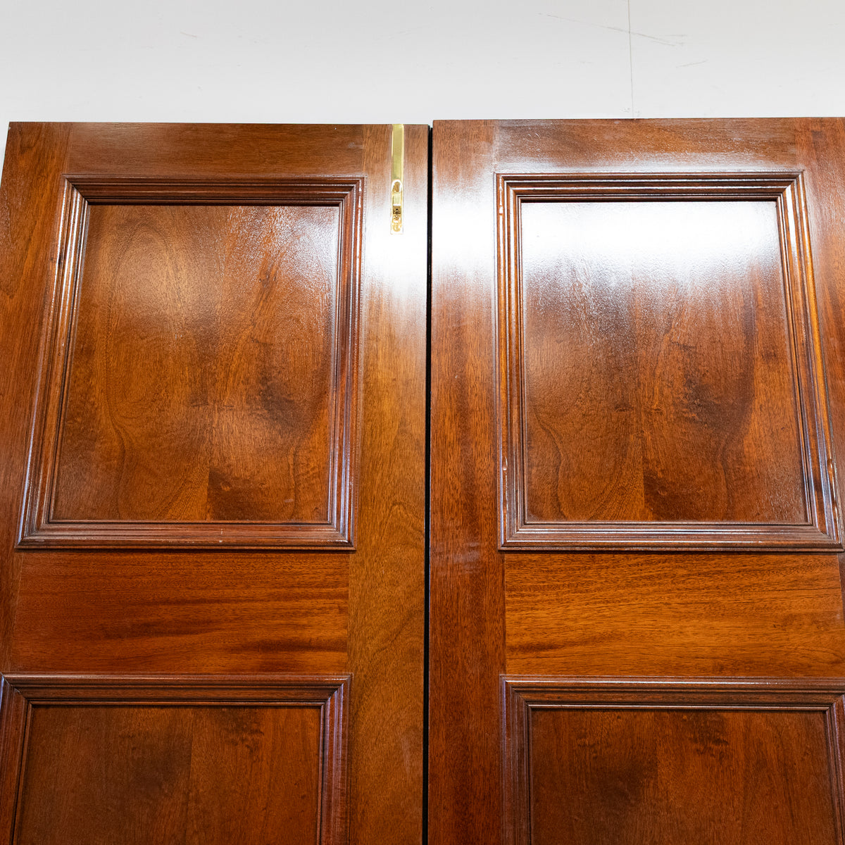 Large Reclaimed Solid Mahogany Double Doors | The Architectural Forum
