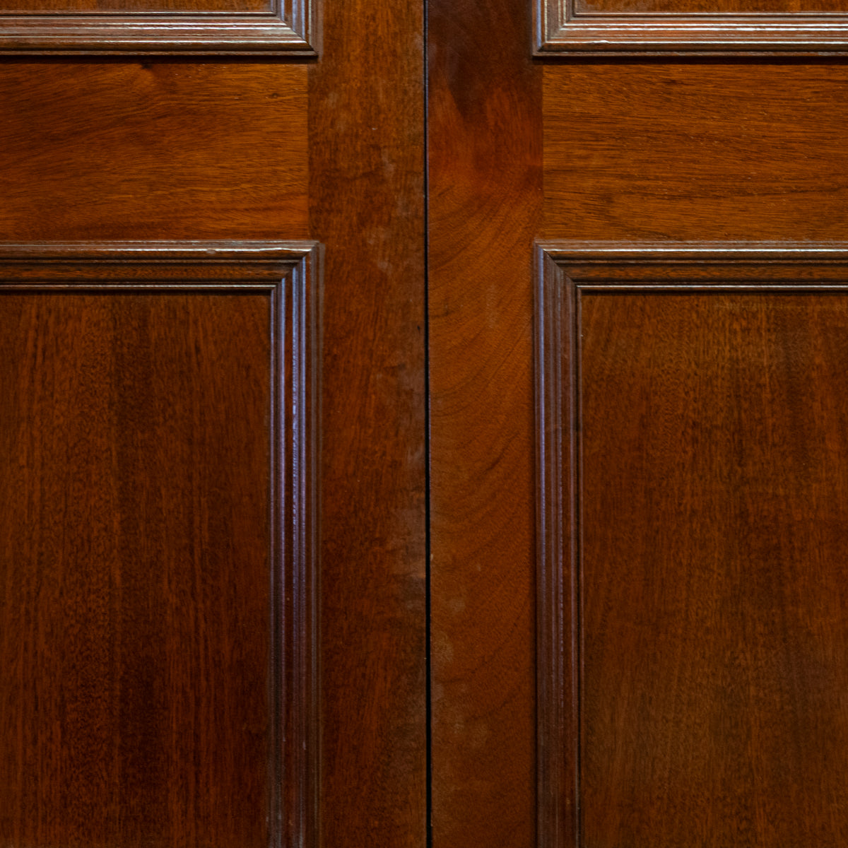 Large Reclaimed Solid Mahogany Double Doors | The Architectural Forum