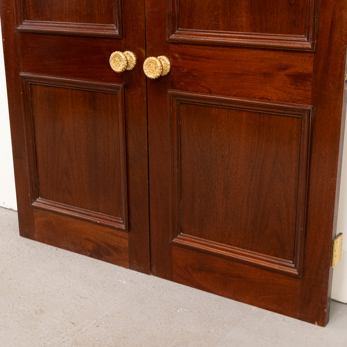 Large Reclaimed Solid Mahogany Double Doors | The Architectural Forum