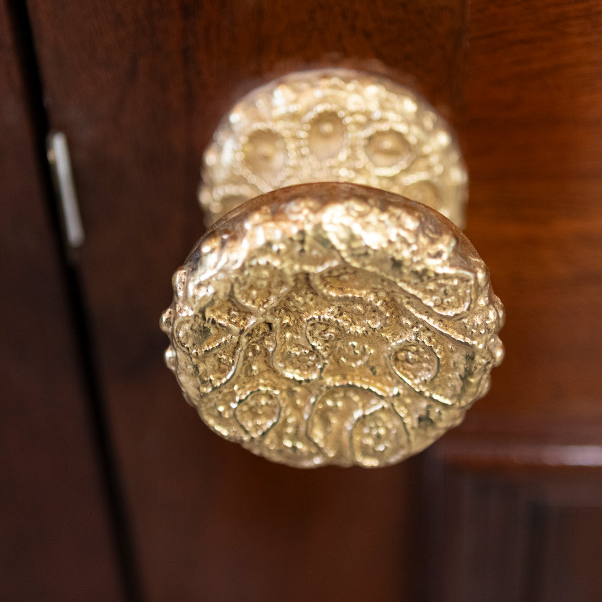 Large Reclaimed Solid Mahogany Double Doors | The Architectural Forum