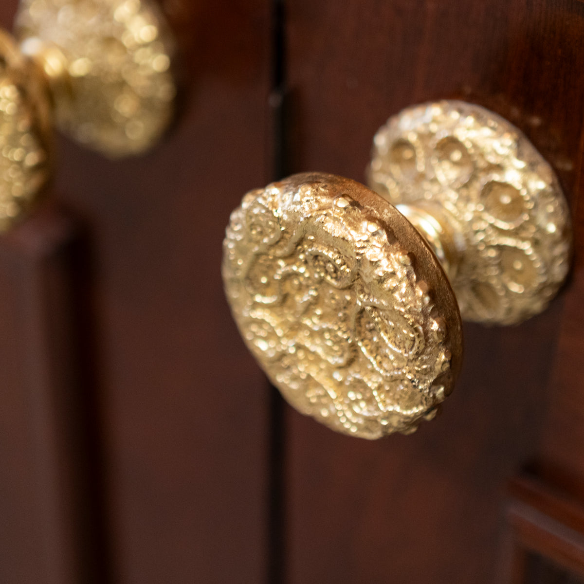 Large Reclaimed Solid Mahogany Double Doors | The Architectural Forum