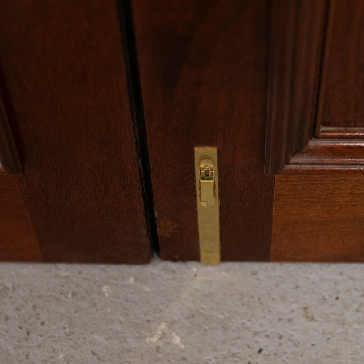 Large Reclaimed Solid Mahogany Double Doors | The Architectural Forum