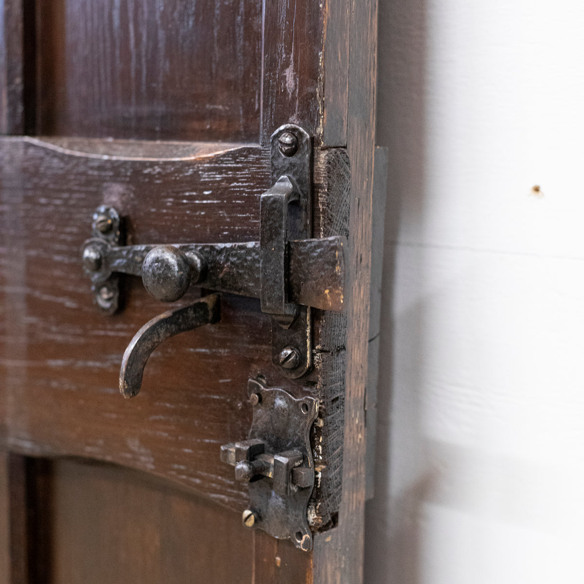 Antique Oak Latch Door - 204.5cm x 83cm | The Architectural Forum