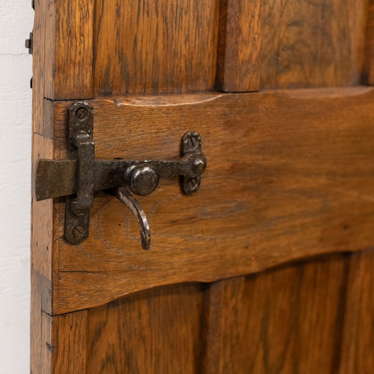 Antique Oak Latch Door - 196.5cm x 70cm | The Architectural Forum