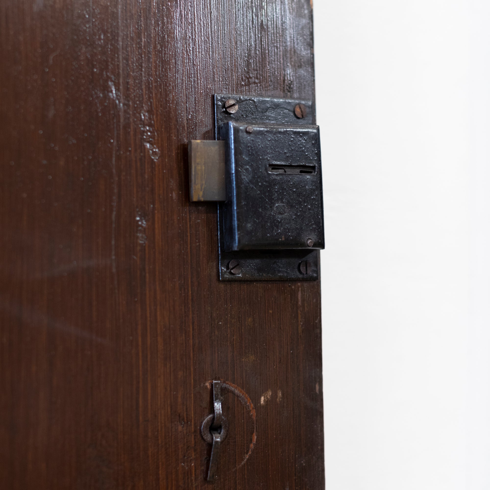Antique Oak Latch Door - 187.5cm x 78.5cm | The Architectural Forum