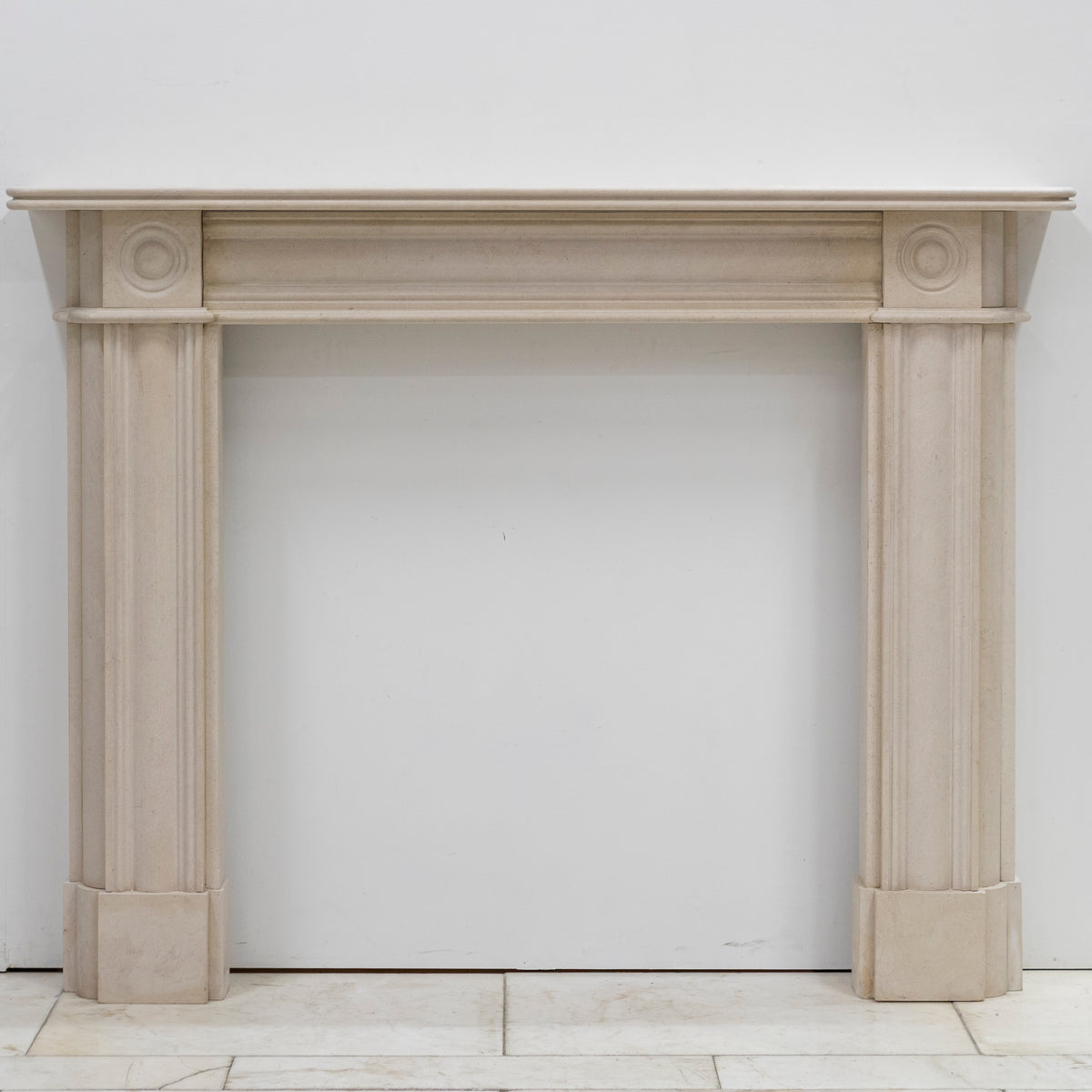 Reclaimed Georgian Style Stone Fireplace Surround | The Architectural Forum