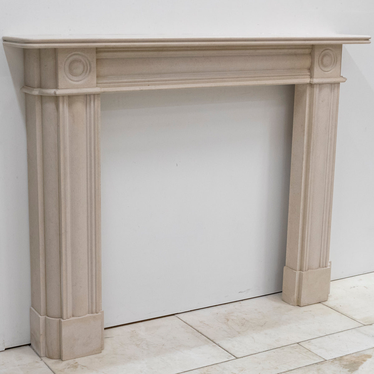 Reclaimed Georgian Style Stone Fireplace Surround | The Architectural Forum