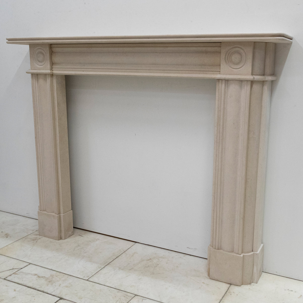 Reclaimed Georgian Style Stone Fireplace Surround | The Architectural Forum