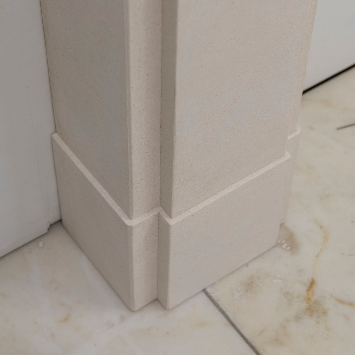 Reclaimed Limestone Fireplace Surround | Pair Available | The Architectural Forum