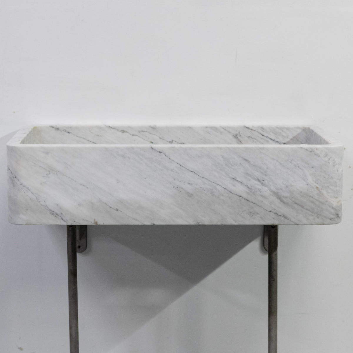 Large Reclaimed Marble Sink with Maxmatic Disposal Unit