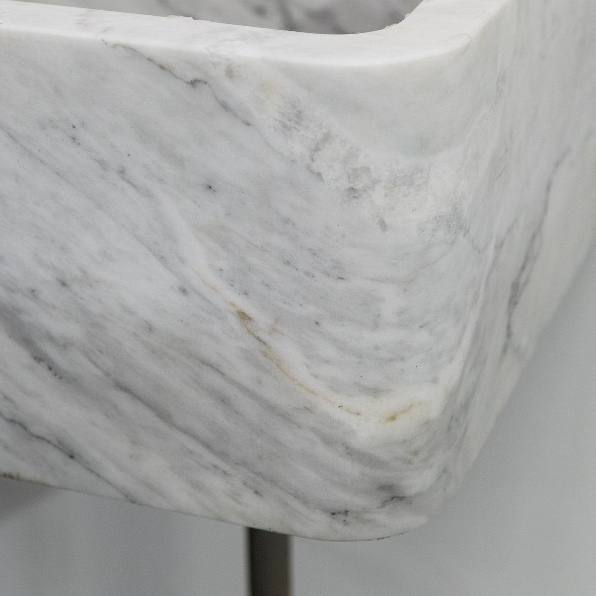 Large Reclaimed Marble Sink with Maxmatic Disposal Unit