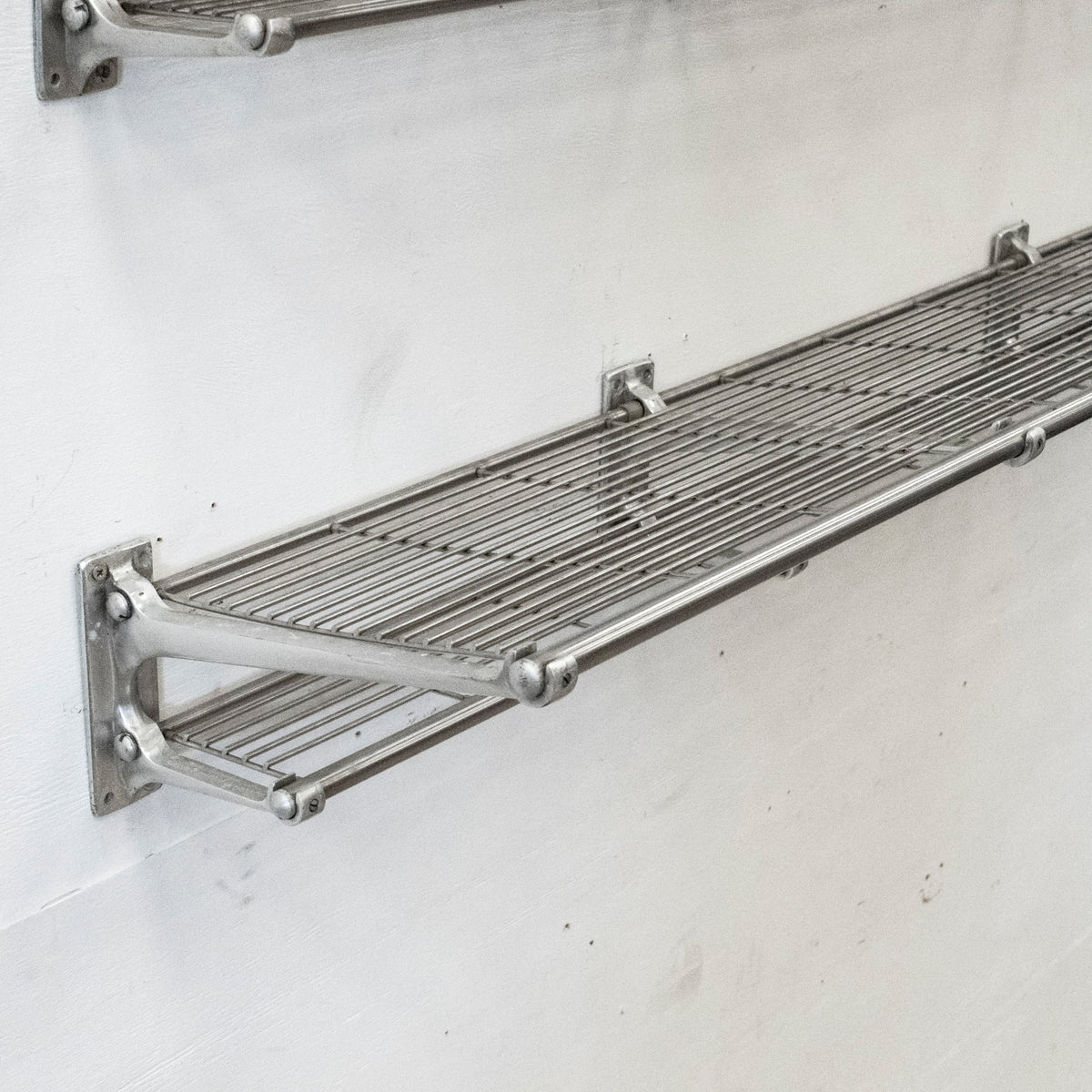 Reclaimed Mid-Century Train Luggage Racks | The Architectural Forum