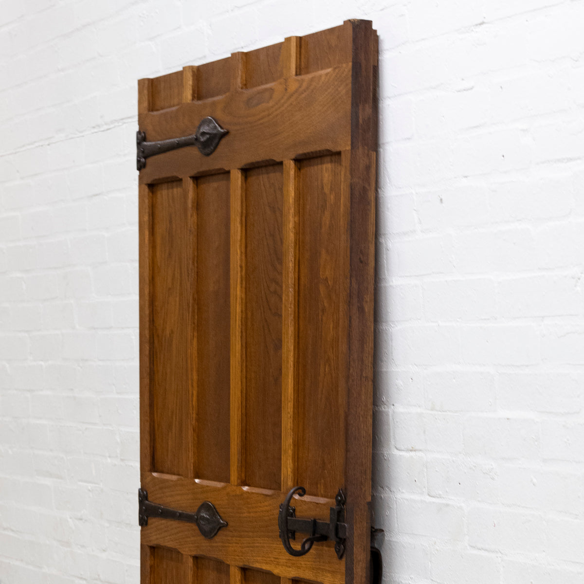 Reclaimed Oak Latch Door - 208cm x 90.5cm | The Architectural Forum