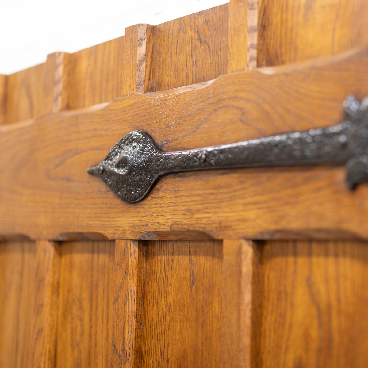 Reclaimed Oak Latch Door - 200cm x 76cm | The Architectural Forum