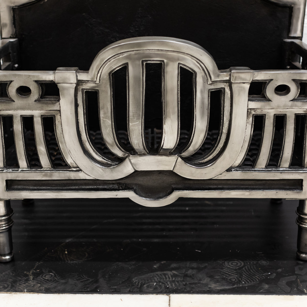 Reclaimed Polished Art Deco Style Fire Basket | The Architectural Forum