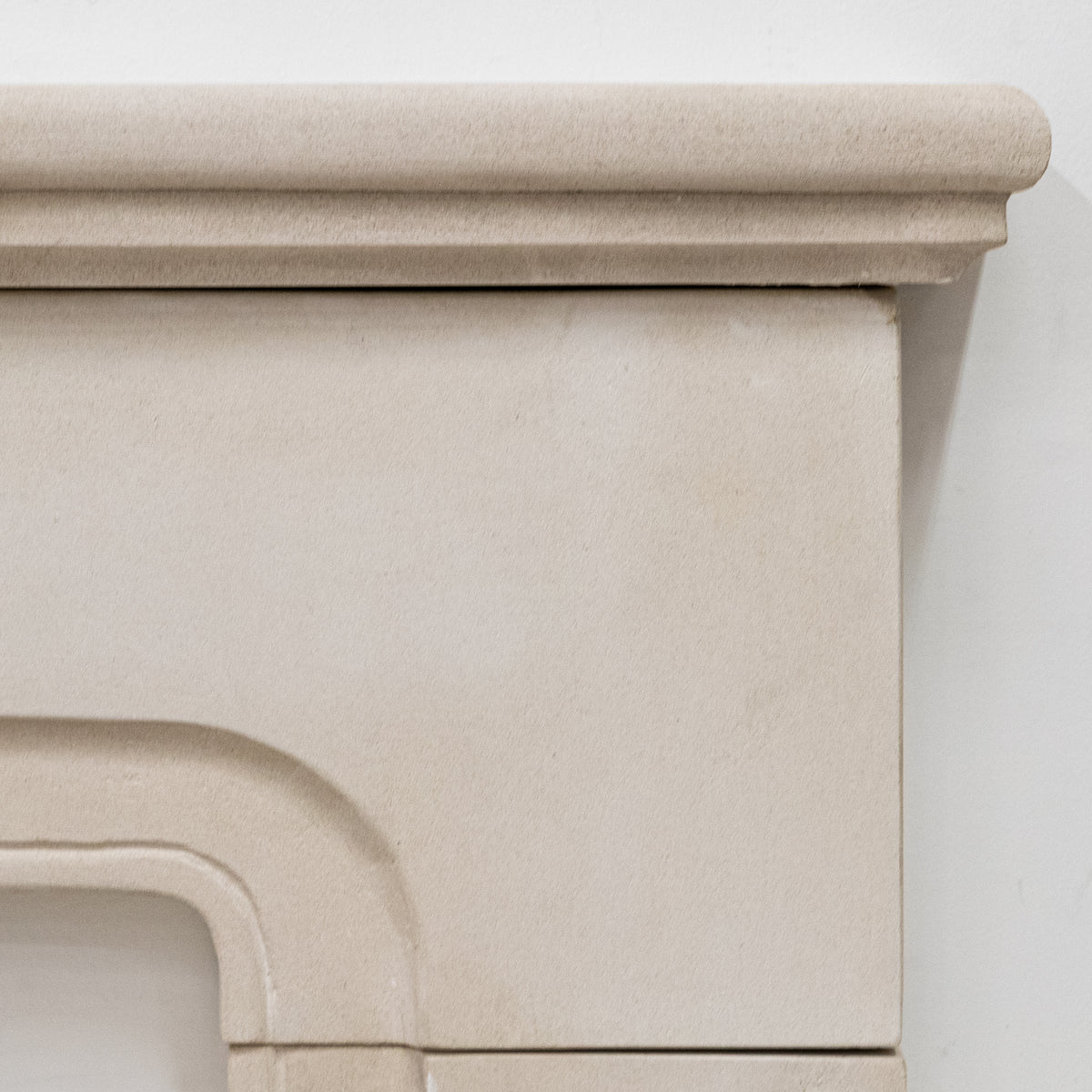 Reclaimed Portland Stone Queen Anne Style Fireplace Surround