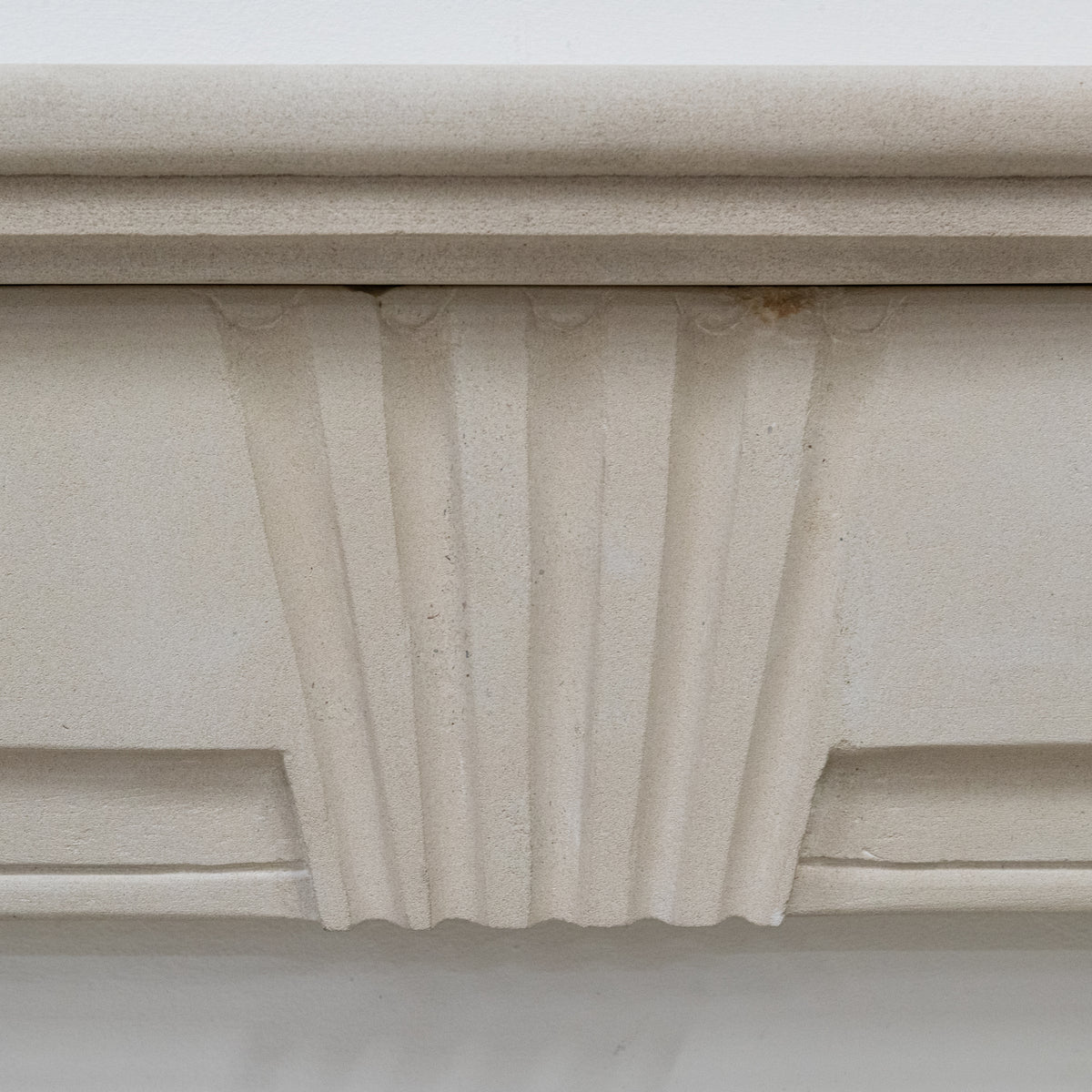 Reclaimed Portland Stone Queen Anne Style Fireplace Surround