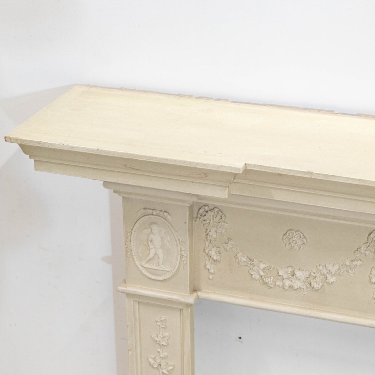 Ornate Wooden Regency Style Fireplace Surround