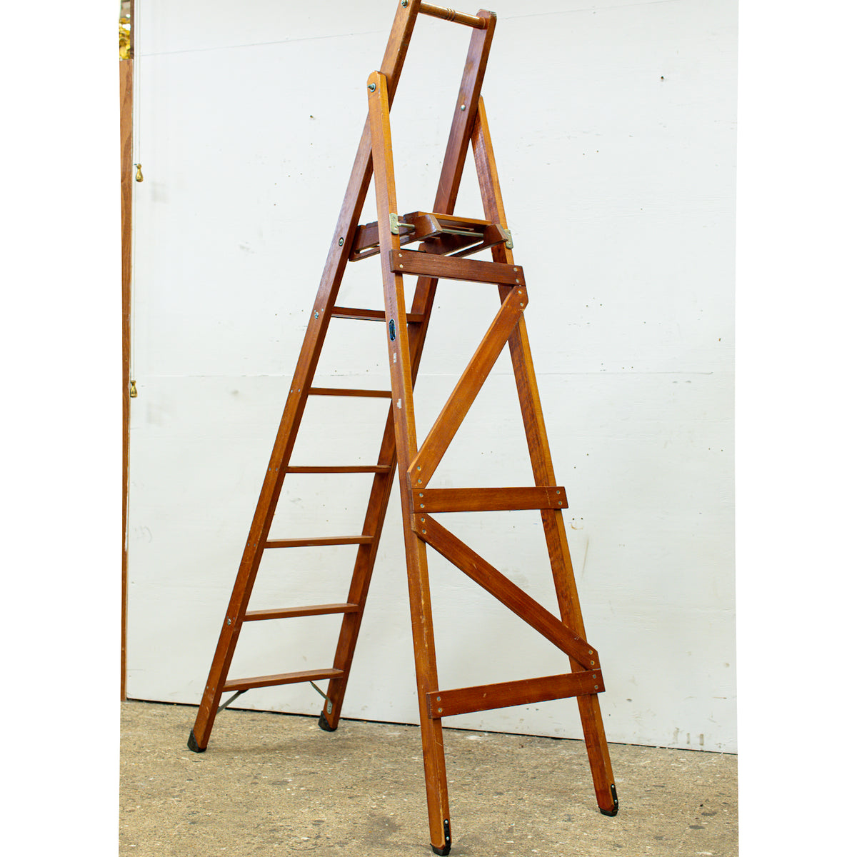 Reclaimed 20th Century Wooden Slingsby Ladders | 5 Sets Available | The Architectural Forum