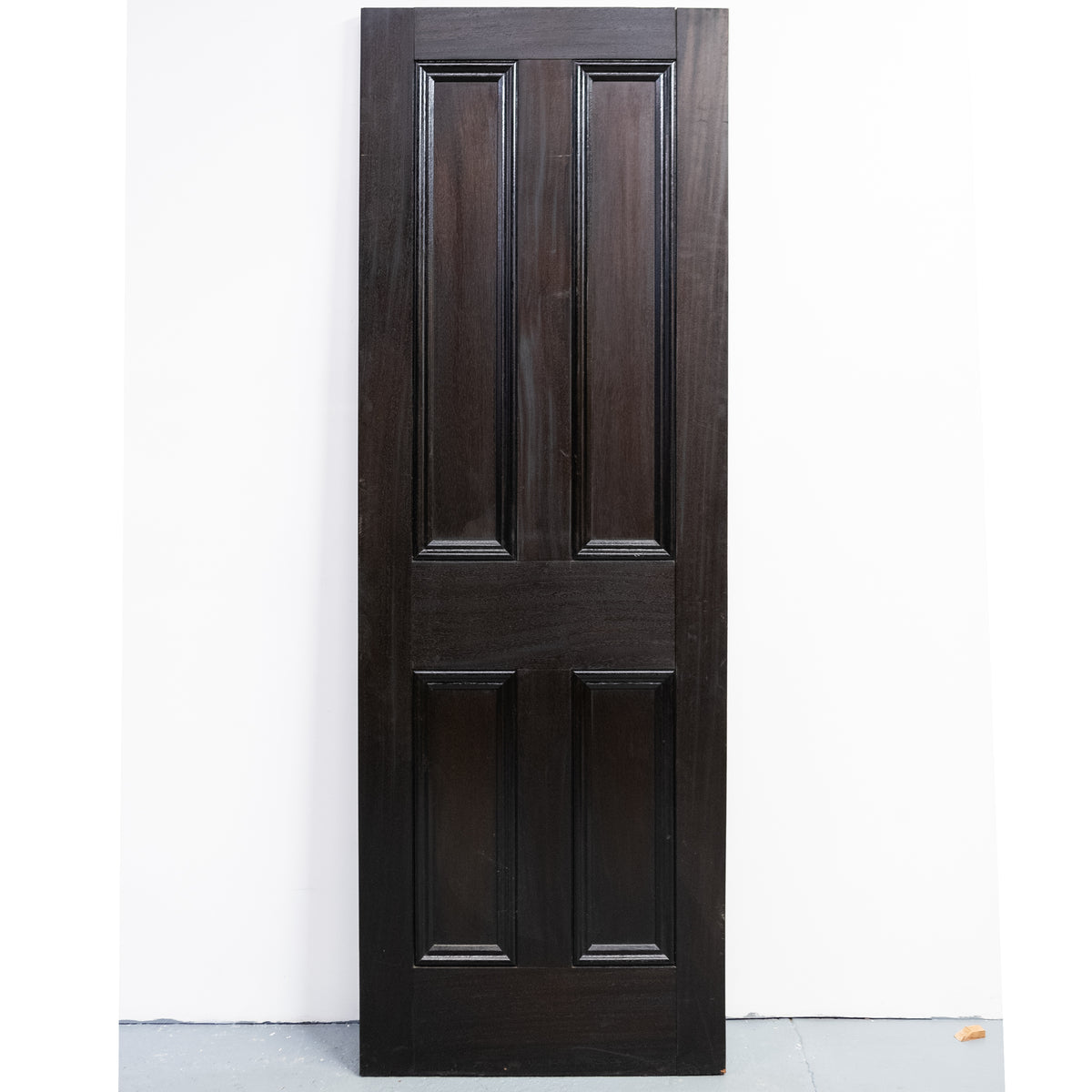 Reclaimed Solid Mahogany 4 Panel Door | The Architectural Forum