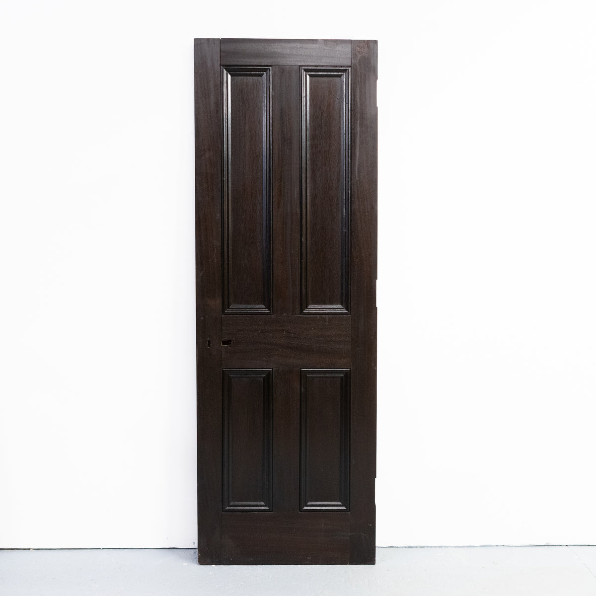 Reclaimed Solid Mahogany 4 Panel Door | The Architectural Forum