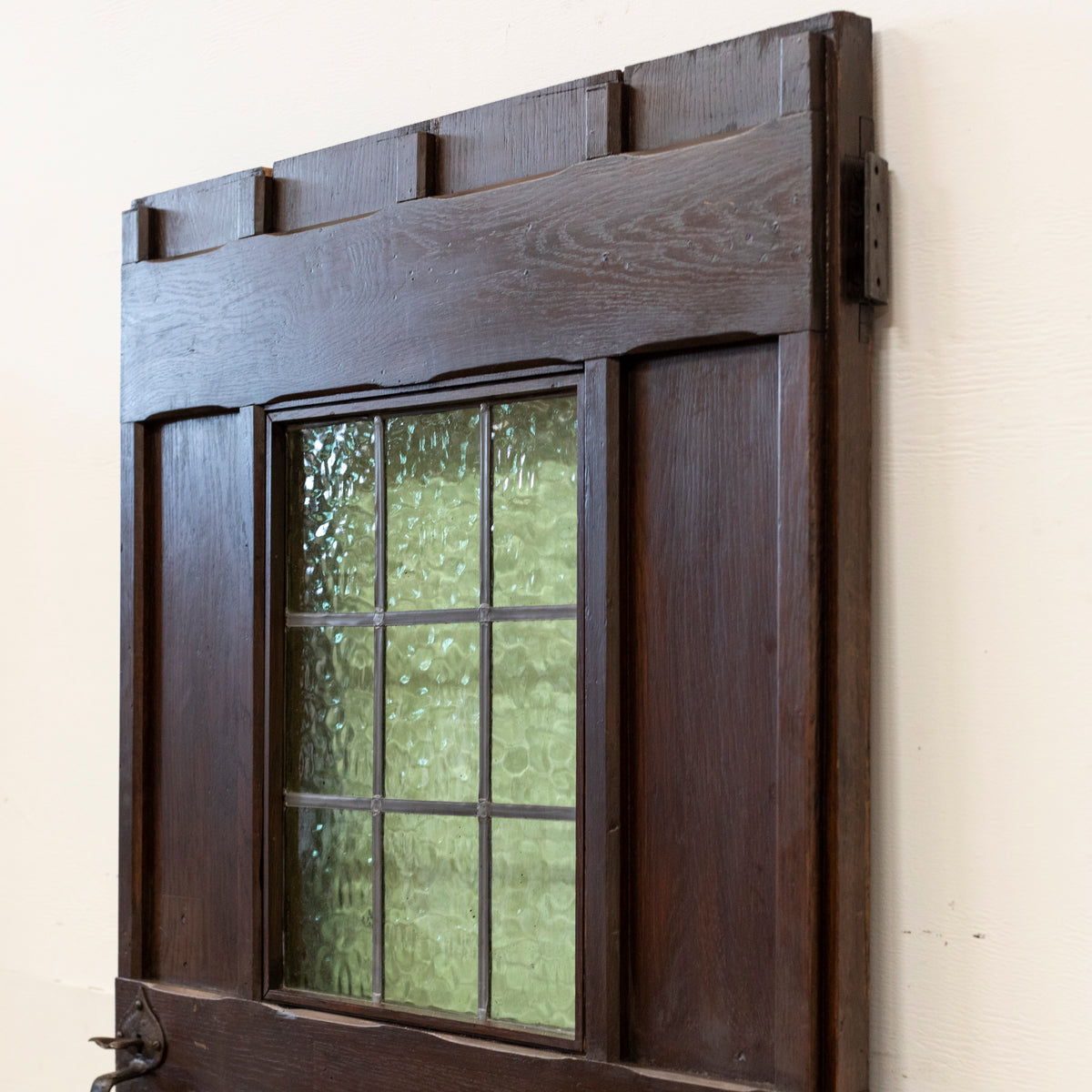 Antique Oak Latch Door - 205cm x 91cm | The Architectural Forum