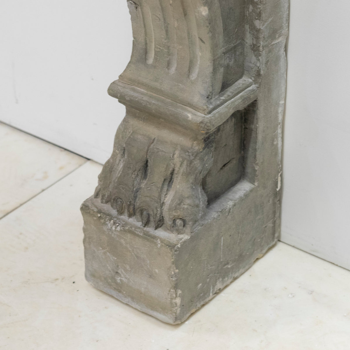 Ornate Carved Antique Stone Fireplace Surroud | The Architectural Forum