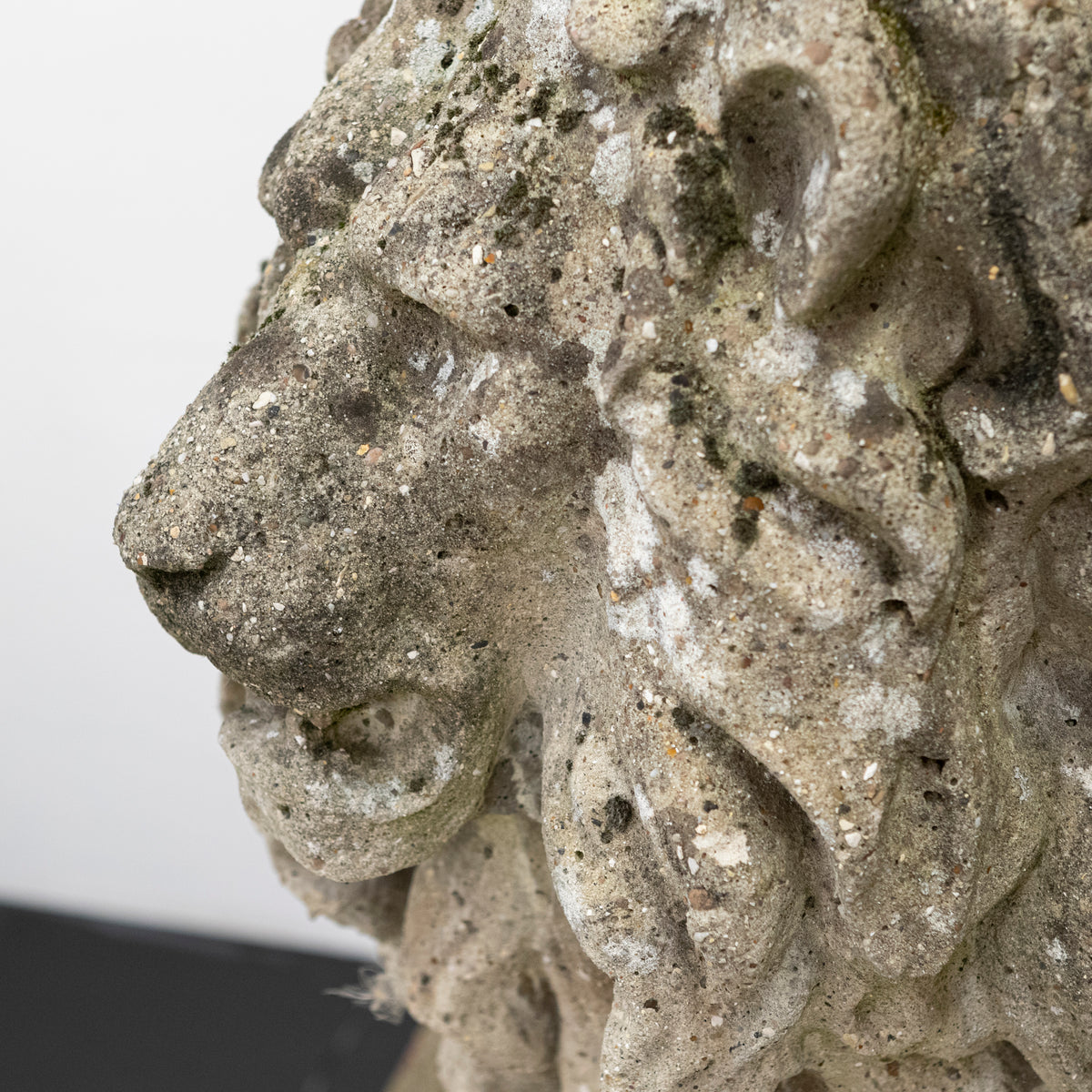 Pair of Monumental Reclaimed Stone Lions | The Architectural Forum