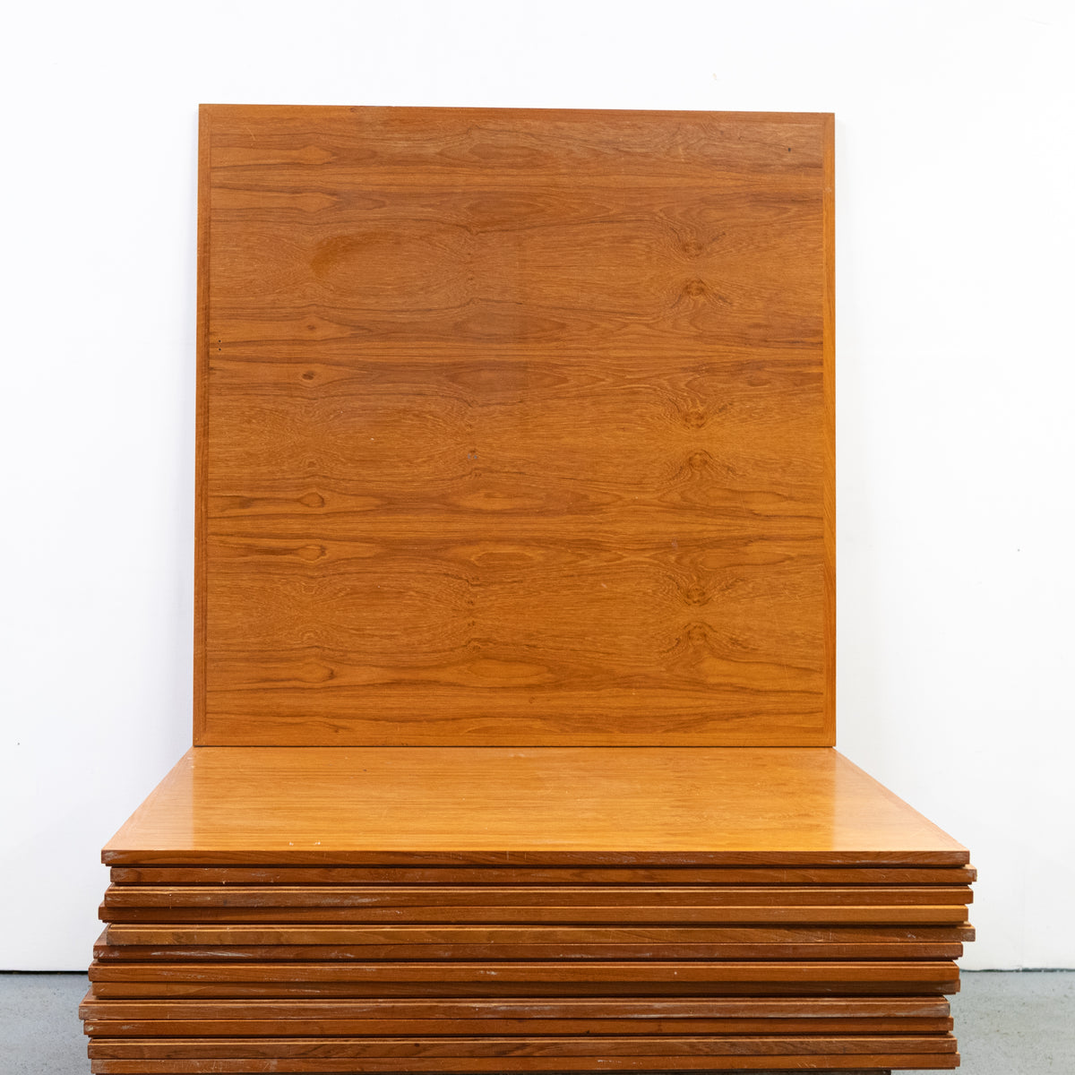 Reclaimed Teak Worktops 122cm Square Table Tops | Cambridge University