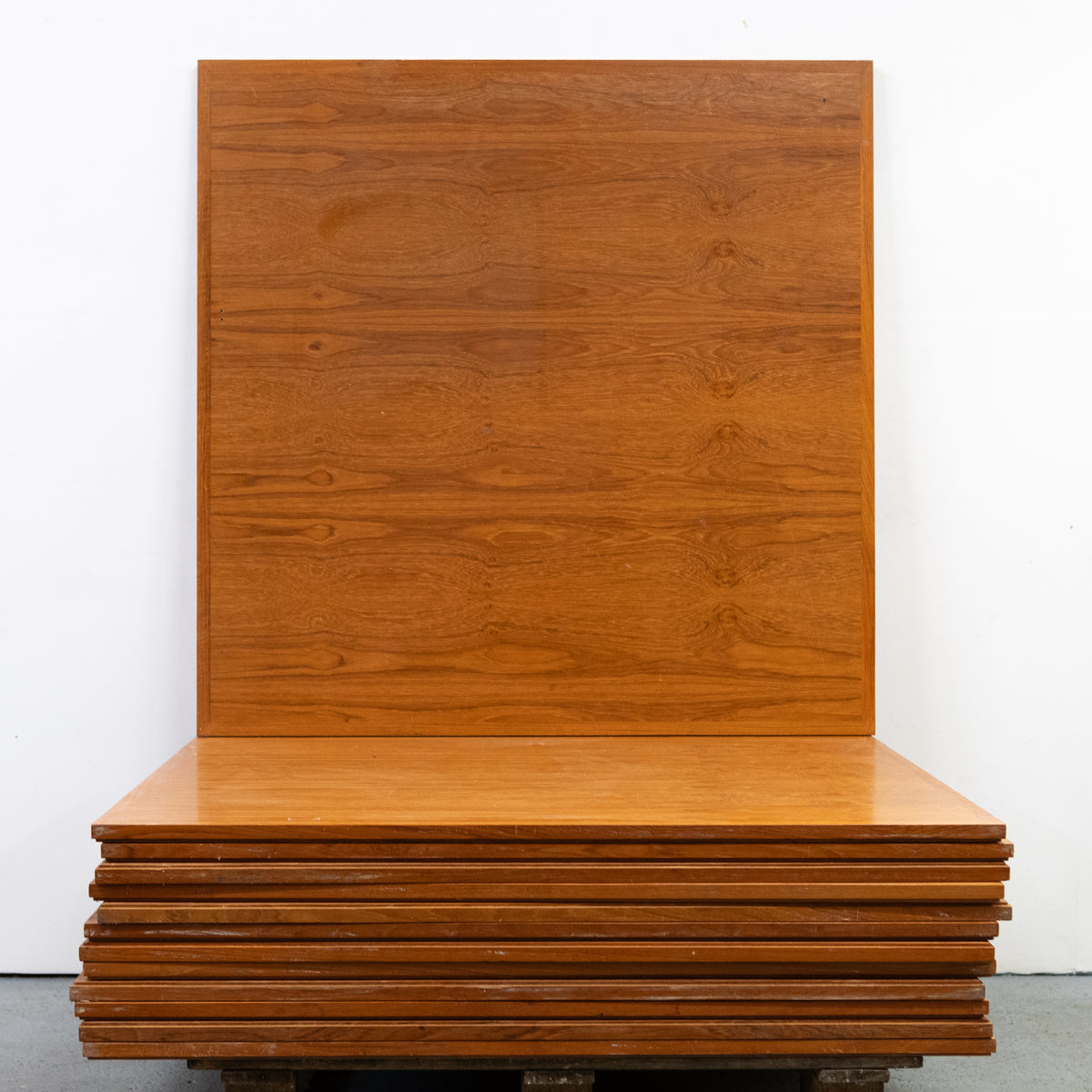 Reclaimed Teak Worktops 122cm Square Table Tops | Cambridge University