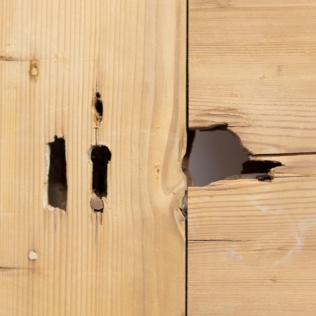Antique 4 Panel Stripped Door 201cm x 80.5cm | The Architectural Forum