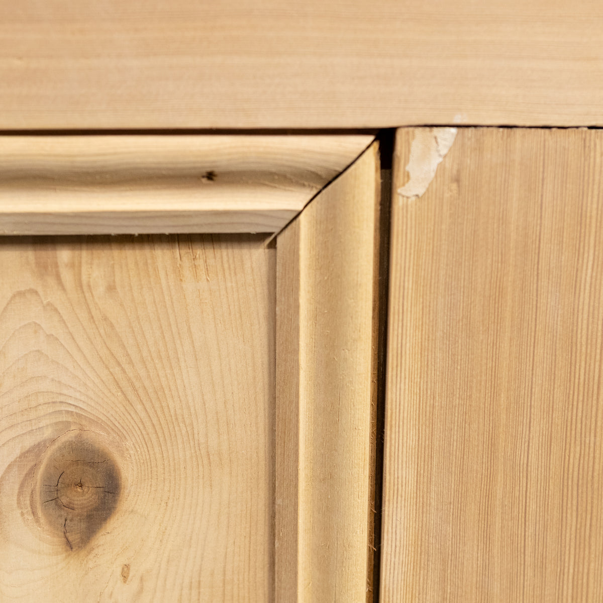 Antique 4 Panel Stripped Door 201cm x 80.5cm | The Architectural Forum