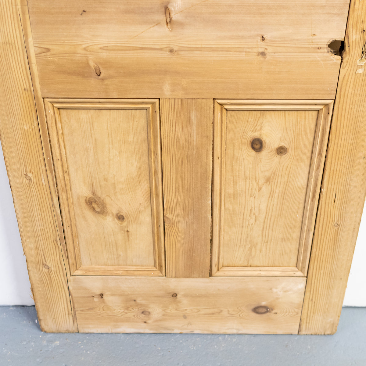 Antique 4 Panel Stripped Door 201cm x 80.5cm | The Architectural Forum