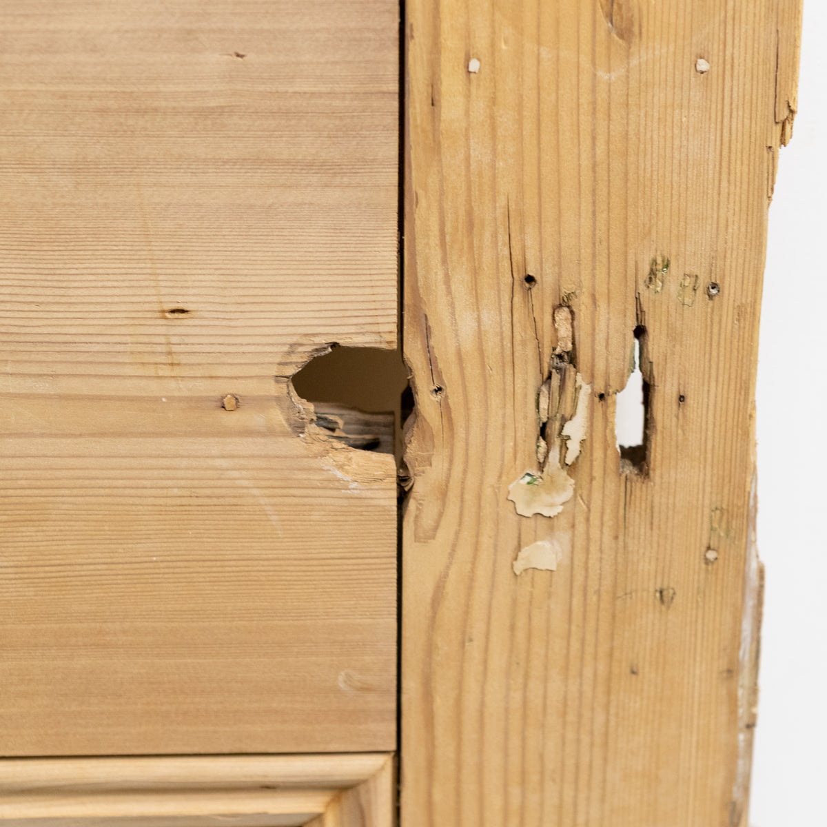 Antique 4 Panel Stripped Door 201cm x 80.5cm | The Architectural Forum
