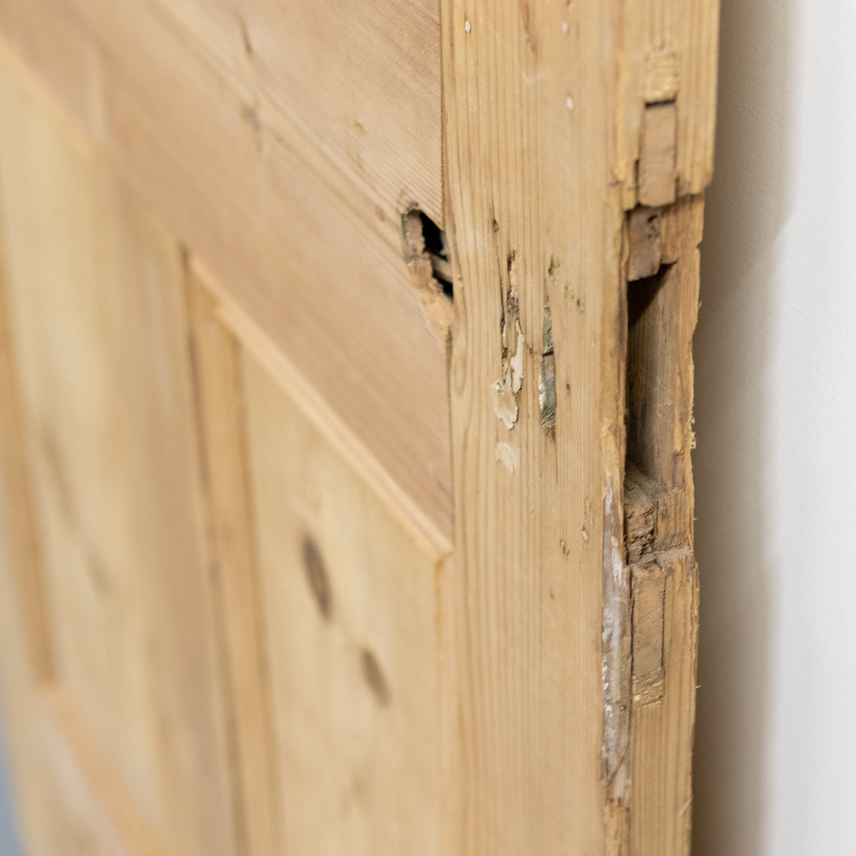 Antique 4 Panel Stripped Door 201cm x 80.5cm | The Architectural Forum