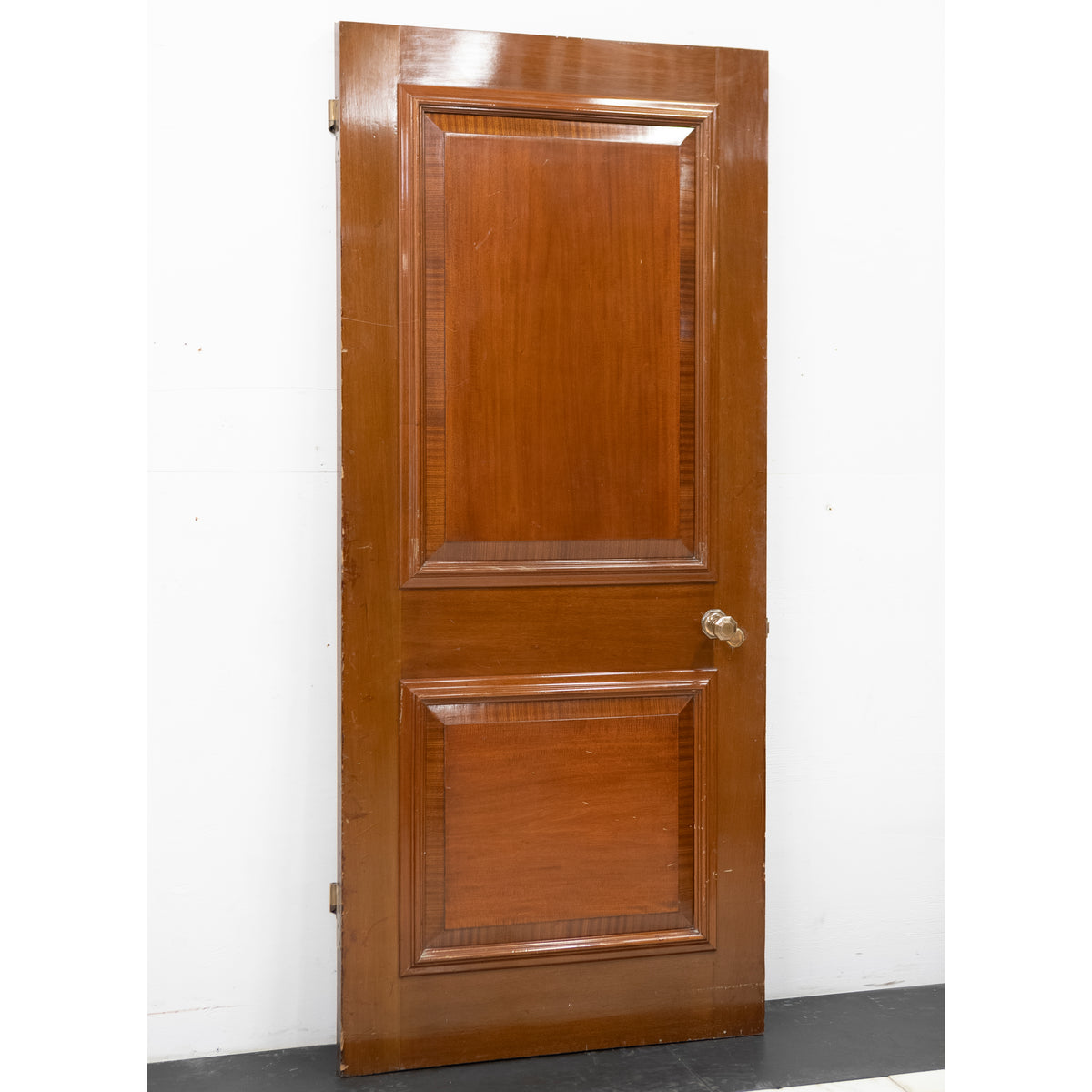 Large Mahogany Door Reclaimed from Clothworkers&#39; Hall London 202.5cm x 83.5cm | The Architectural Forum