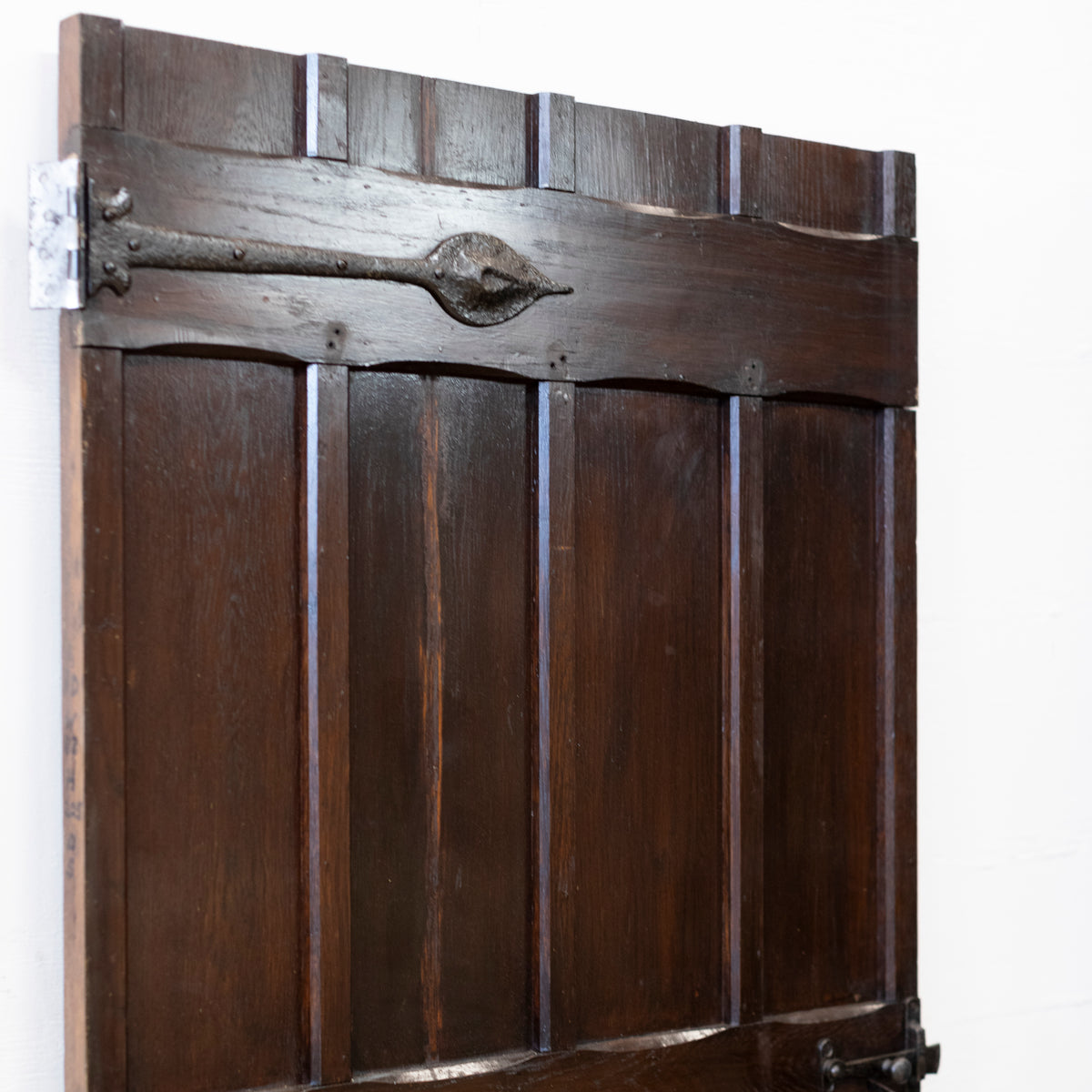 Antique Oak Latch Door - 204cm x 83cm | The Architectural Forum