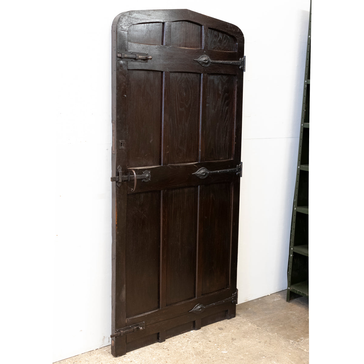 Antique Oak Arched Latch Front Door - 200cm x 98cm | The Architectural Forum