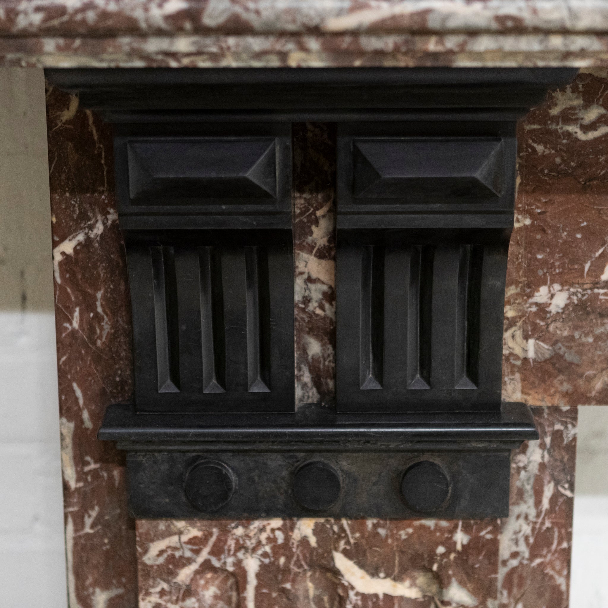 Antique Rouge Color Large Antique Rouge Royal Red Marble Fireplace Surround - The ...