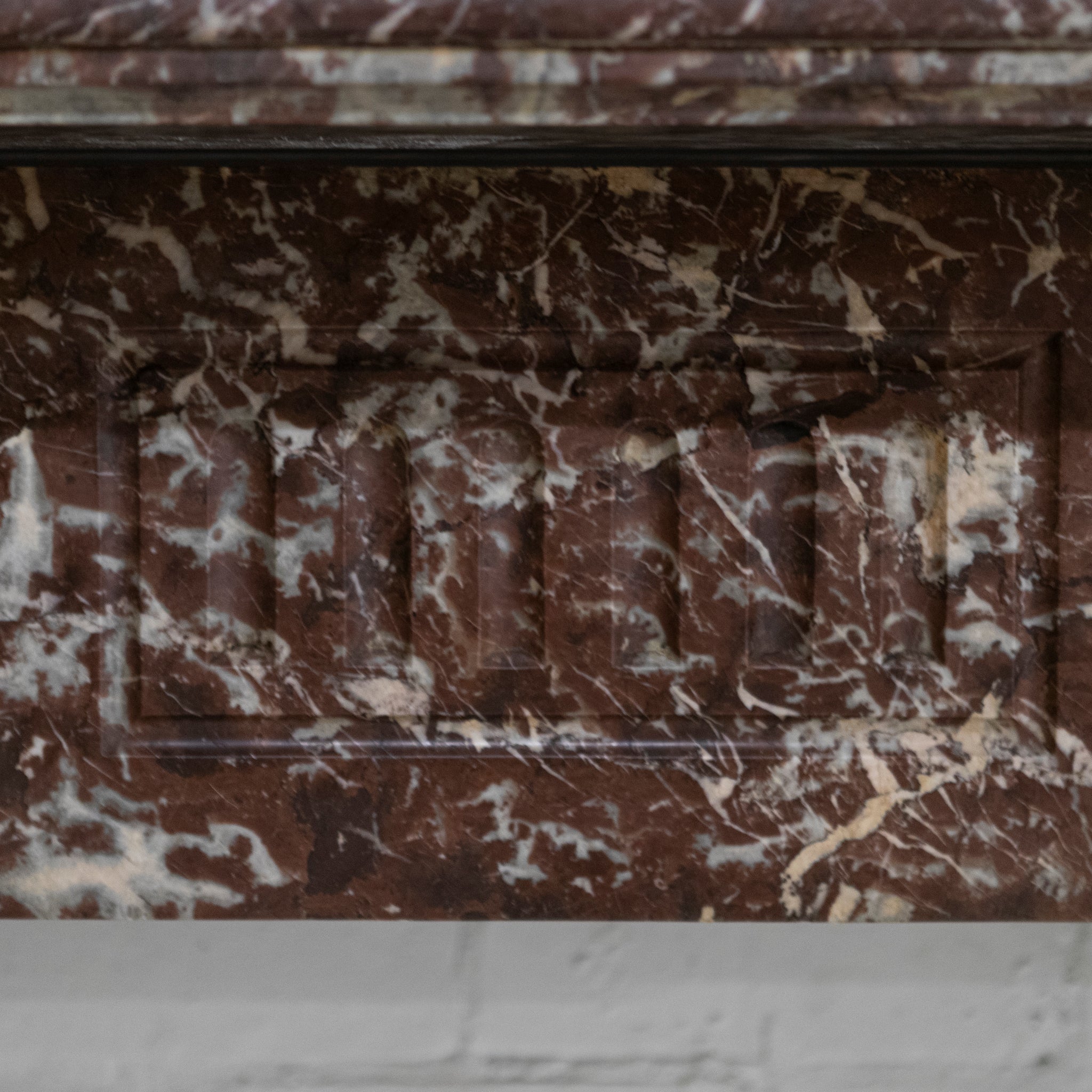 Antique Rouge Color Large Antique Rouge Royal Red Marble Fireplace Surround - The ...