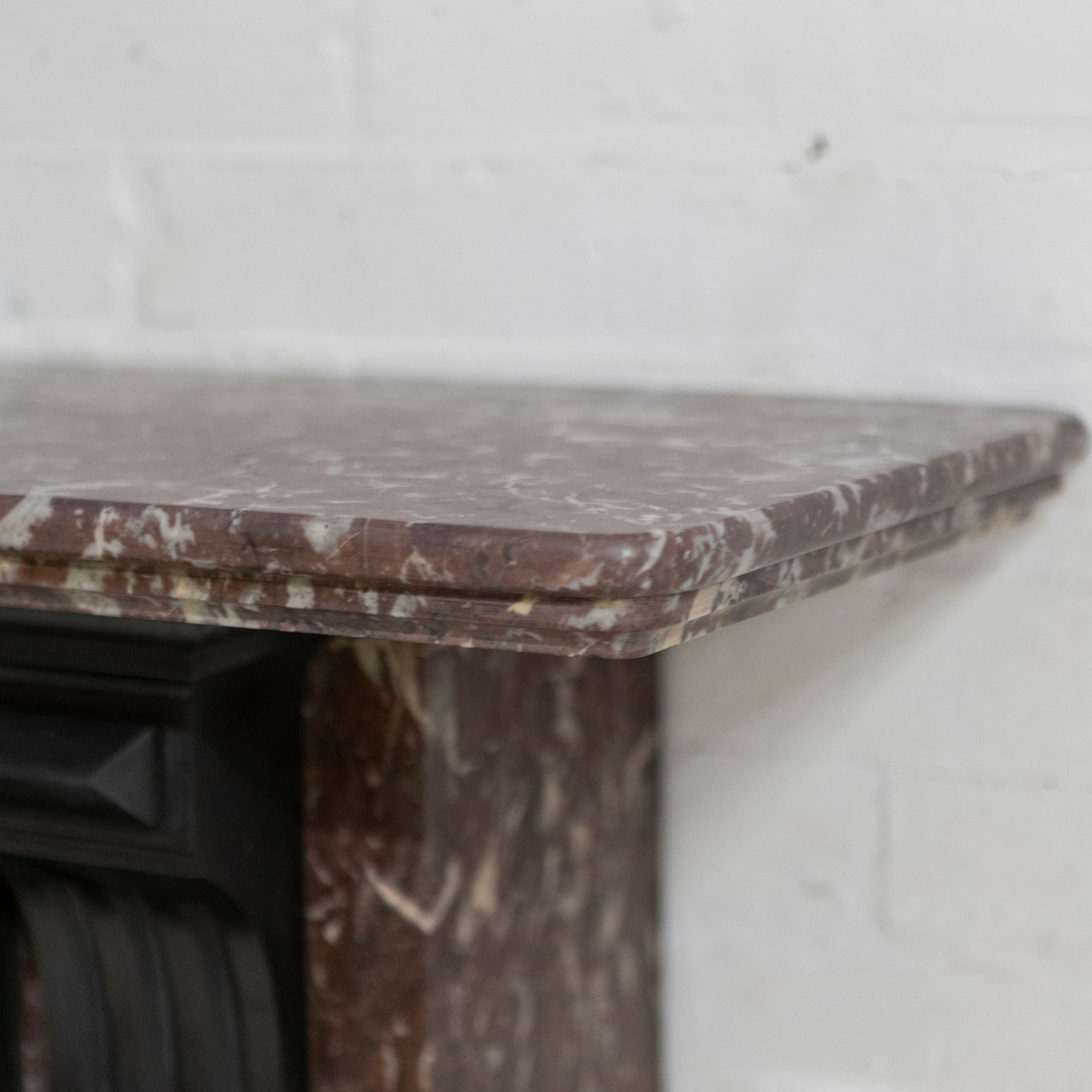 Antique Rouge Color Large Antique Rouge Royal Red Marble Fireplace Surround - The ...