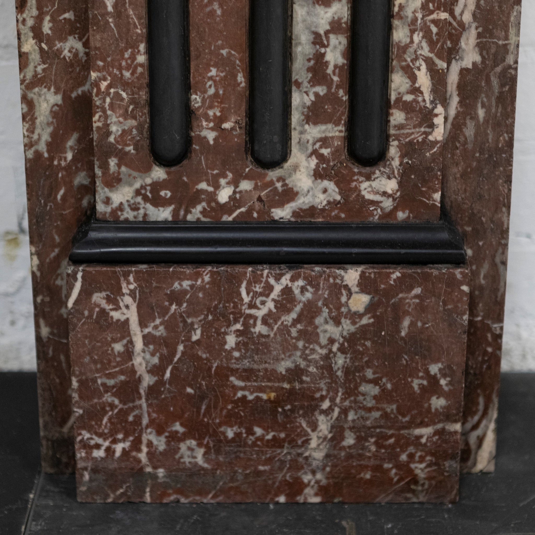 Antique Rouge Color Large Antique Rouge Royal Red Marble Fireplace Surround - The ...